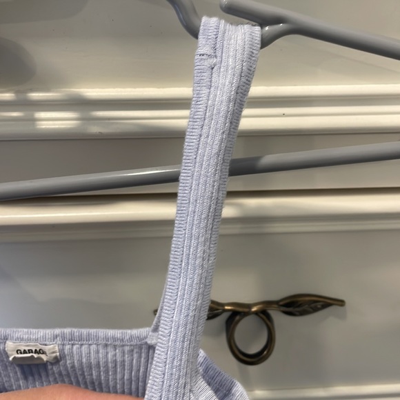 Lilac Garage ribbed crop top size S - Picture 4 of 4